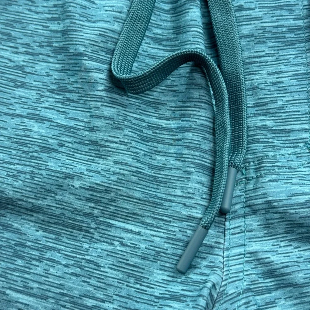 Hurley Swim Shorts Large Blue Heathered 4-Way Stretch Regular Fit NWT Mens